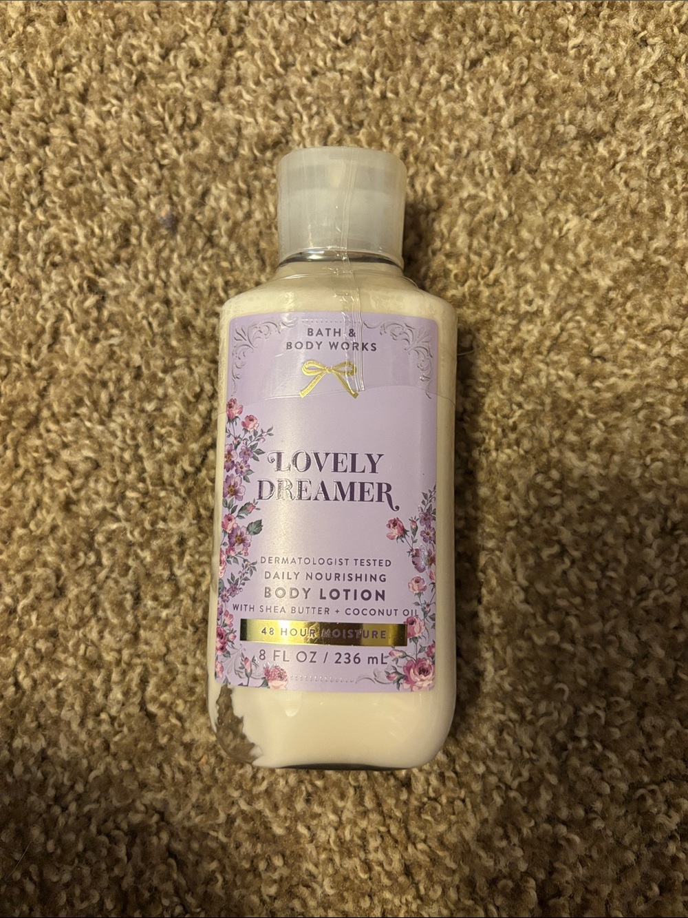 Bath & Body Works Lovely Dreamer Body Lotion - Lavender Label, White Bottle